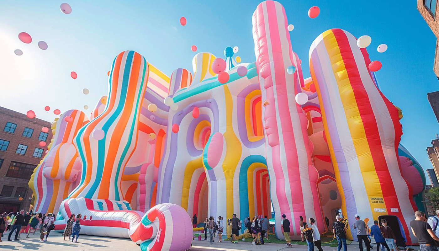 Comment les structures gonflables géantes transforment le marketing visuel